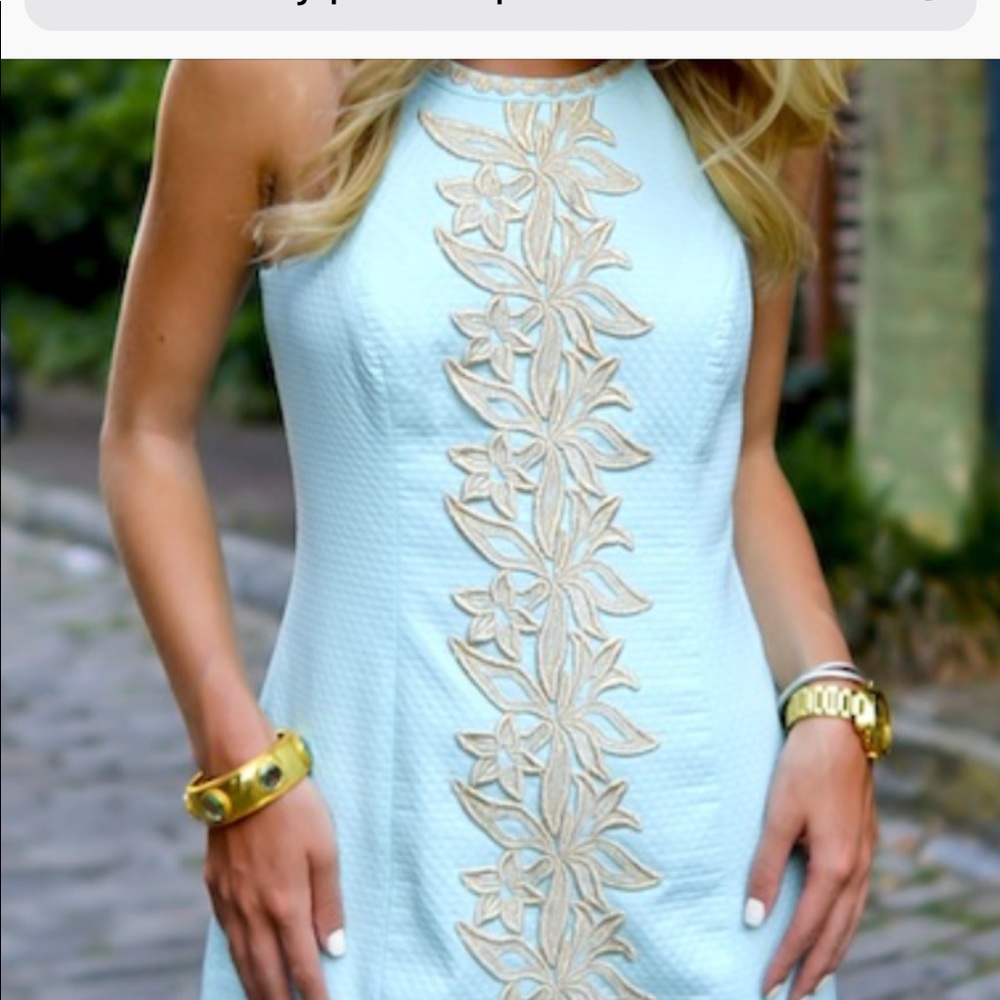 New•Size 12•Lilly Pulitzer Pearl Lace Shift Dress